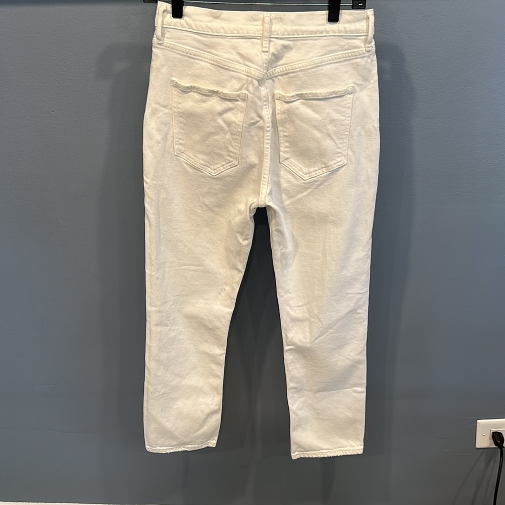 Agolde Riley High Rise Straight Crop Size 27 - Picture 3 of 5